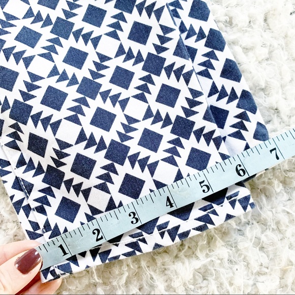 J. Crew Mid-Rise Toothpick Jean Black/White Print - Picture 7 of 13